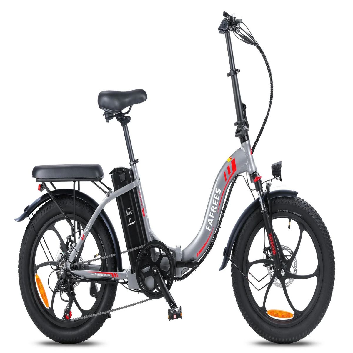 Bicicleta Eléctrica FAFREES F20 - Potencia 250W Batería 576WH 70KM Autonomía - Gris