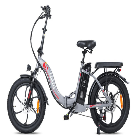 Bicicleta Eléctrica FAFREES F20 - Potencia 250W Batería 576WH 70KM Autonomía - Gris