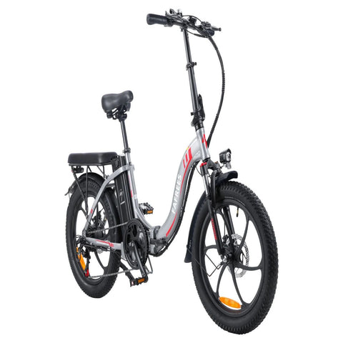 Bicicleta Eléctrica FAFREES F20 - Potencia 250W Batería 576WH 70KM Autonomía - Gris