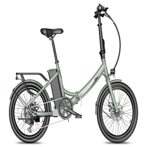 Bicicleta Eléctrica FAFREES F20 Light - Motor 250W Batería 522Wh Autonomía 60KM - Verde oscuro